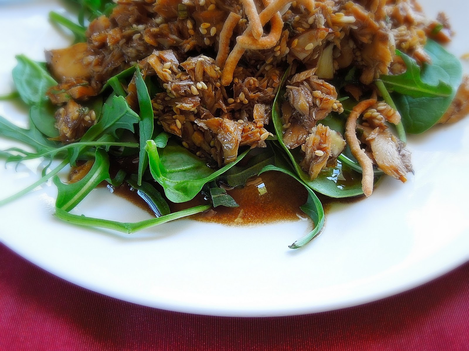 Chris & Gaylene Chinese Salmon Salad for one