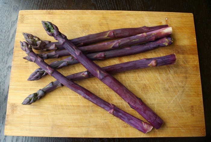 Purple asparagus