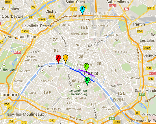 Midnight in Paris - Itinerary