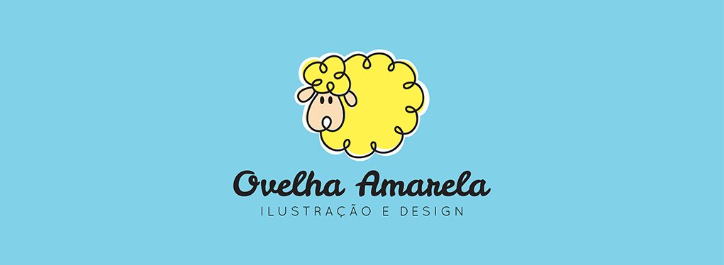 Ovelha Amarela - Ilustração e Design