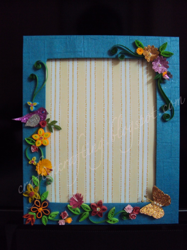 ***Crafts N Crafting*** Quilled Photo Frame