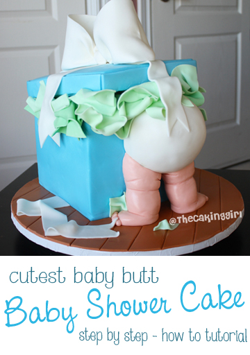 baby butt cake baby shower 