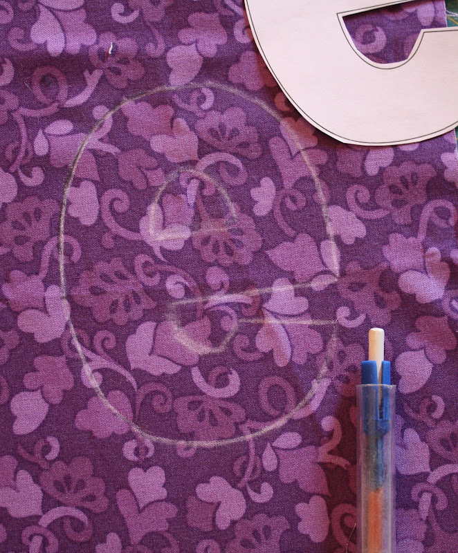 Oxford Impressions How To Make Quilted Raw Edge Letters