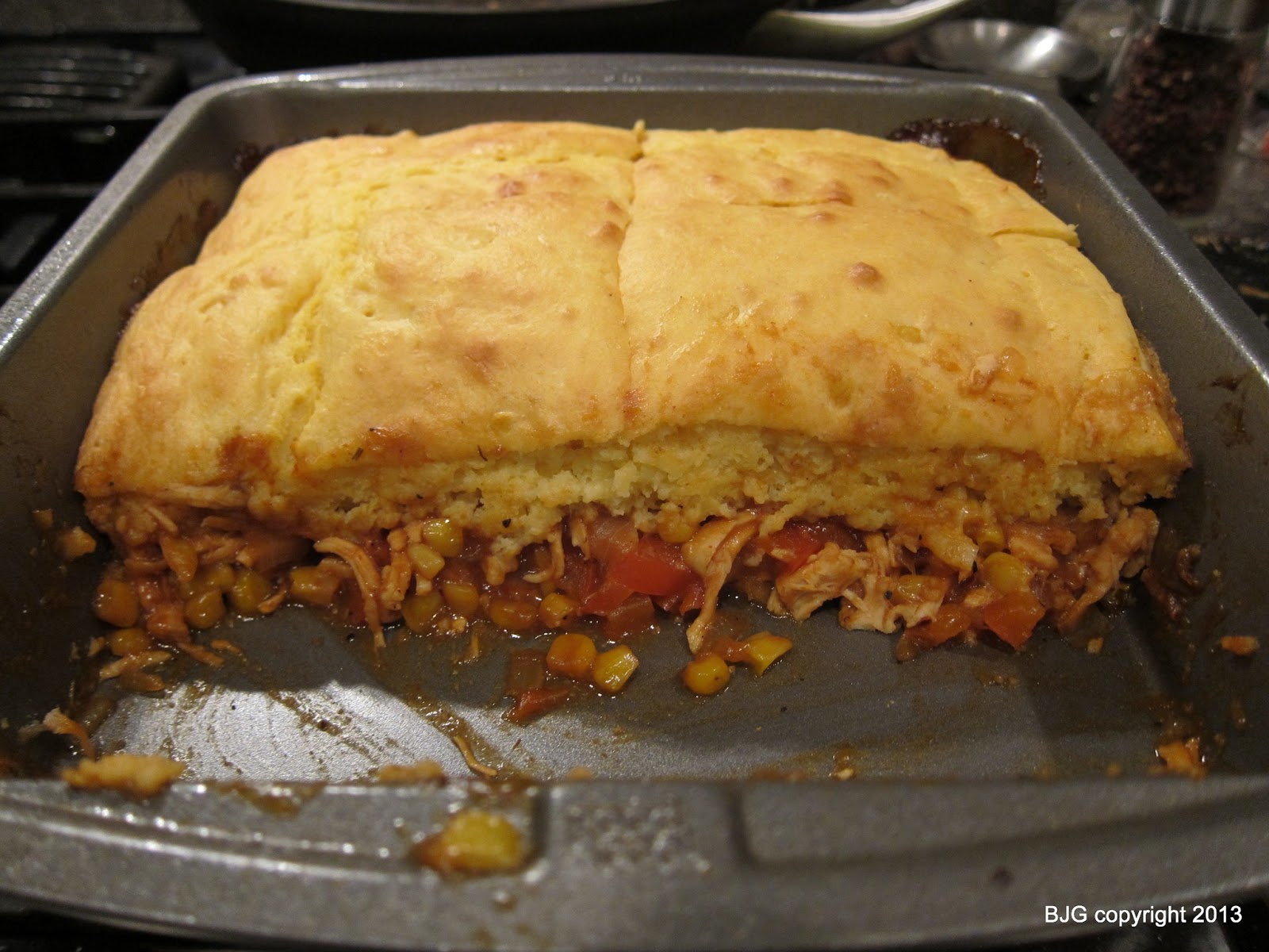 Queen City Quisine BBQ Chicken Cornbread Casserole (hungry girl)