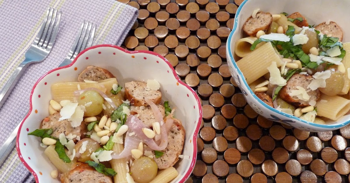 {DeVine Pasta} Sausage & Grape Penne