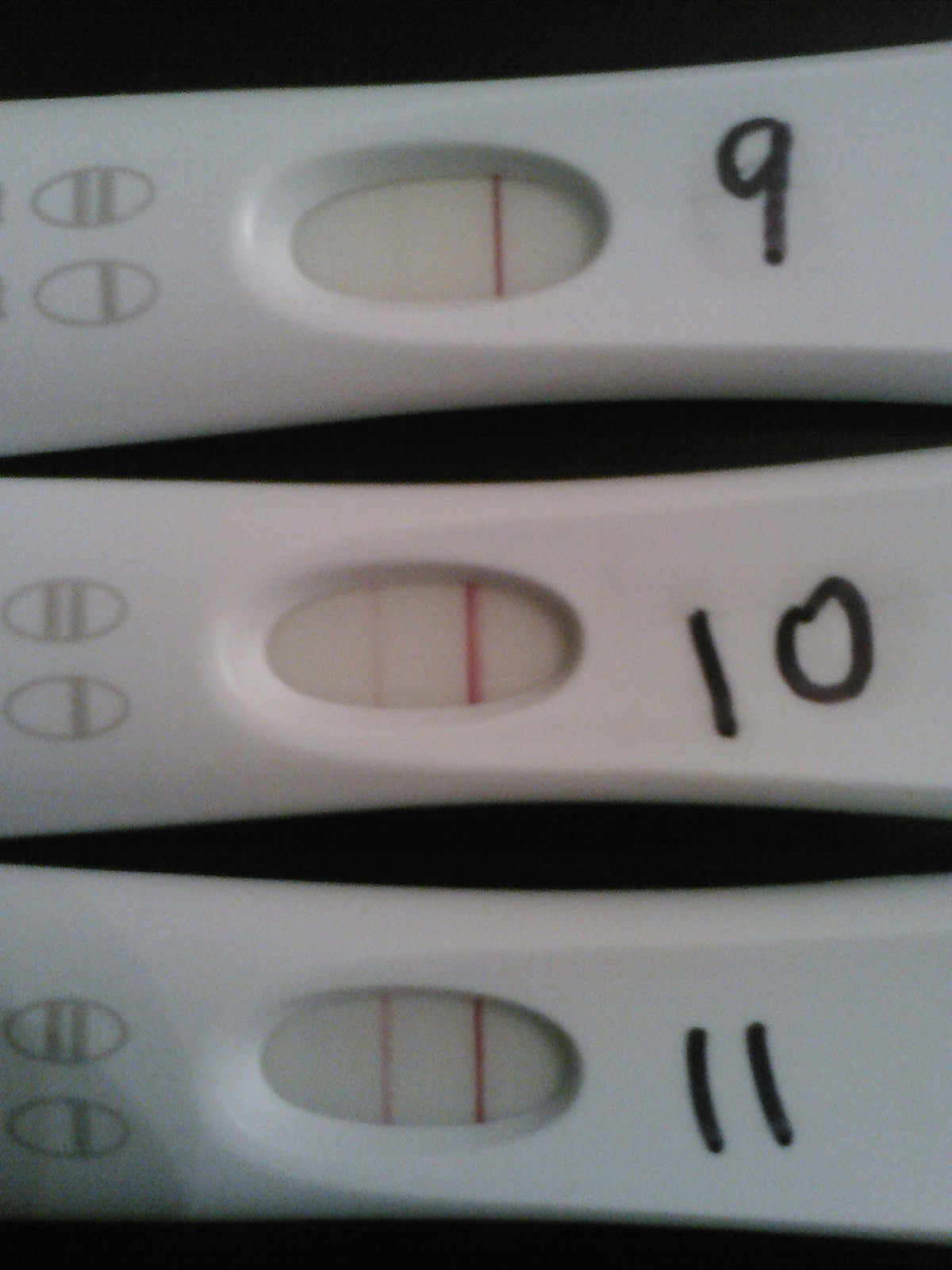 I actually had a maybe something there line on 8DPO, but it was way too fai...