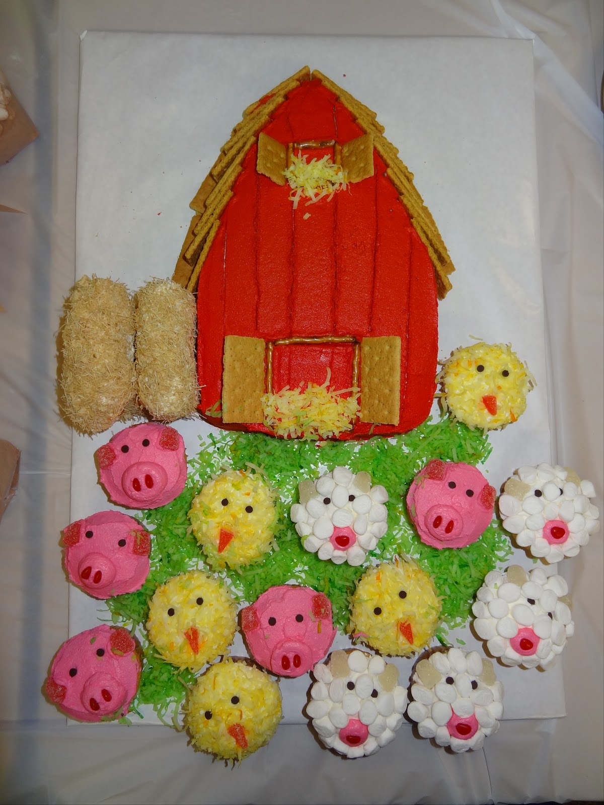 Jon & Holli's DIY Barn Cake