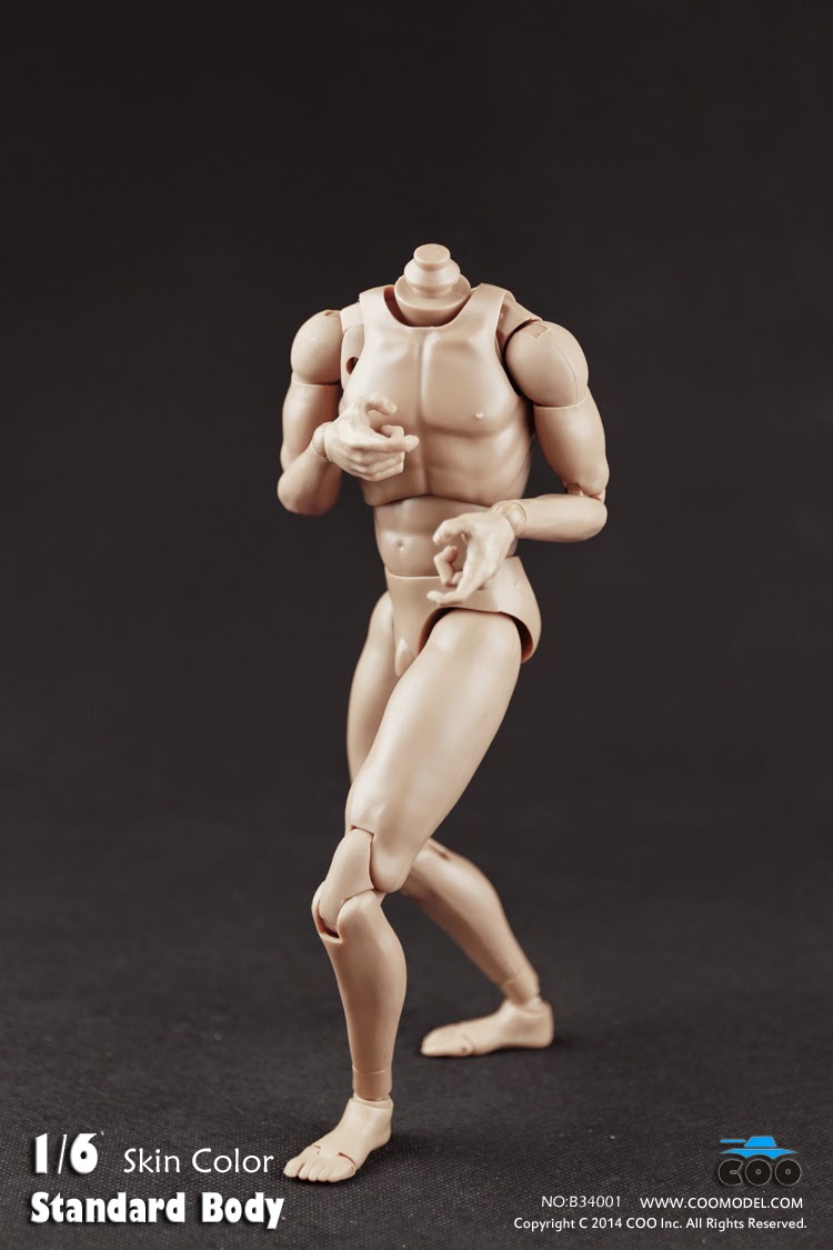 1/6 COOMODEL Muscular Male Body EXTRA TALL For Hot Toys Head Modle Toy 
