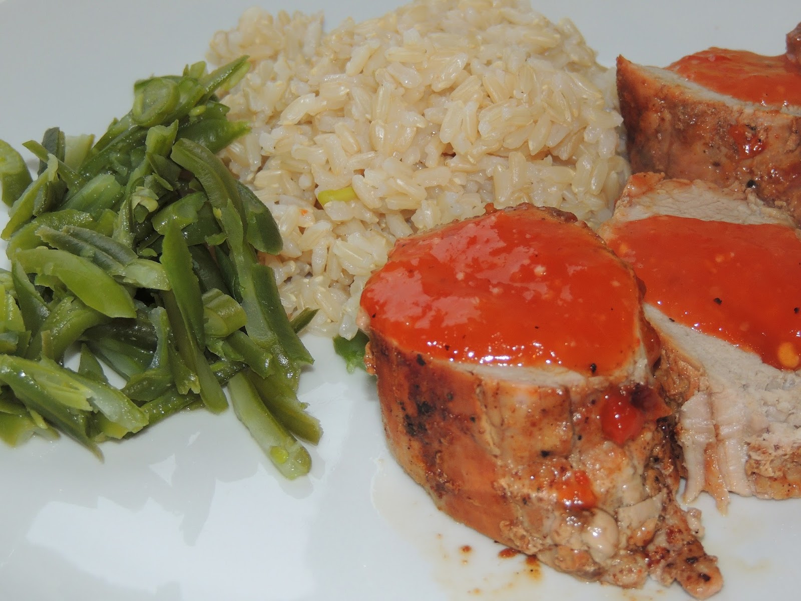 Gas Stove Girl Pork Tenderloin with Fire Roasted Red Pepper Sauce