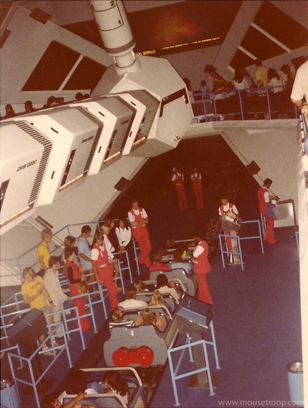 1977 DISNEYLAND VACATIONLAND SPACE MOUNTAIN MAGAZINE PHOTO MAGNET ~Thin Flexible 