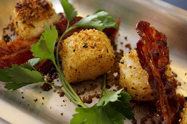 Baked Scallops and Pancetta Recipe