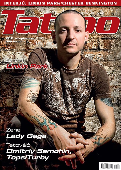 Chester is on the cover of Tattoo Magazine Germany