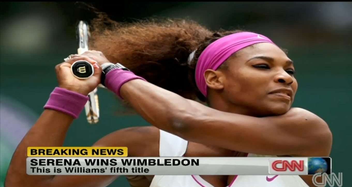serena williams won fifth wimbledon title AT2W