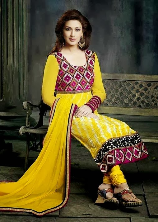 Sonali Bendre Designer suits | Indian Party Wear Designer Dresses