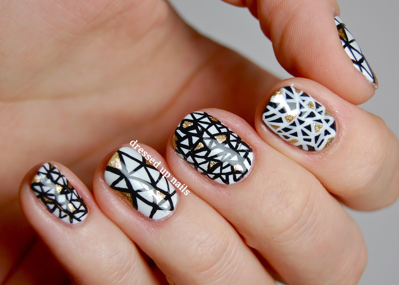 Keindahan Nail Art there's something about geometry + architecture