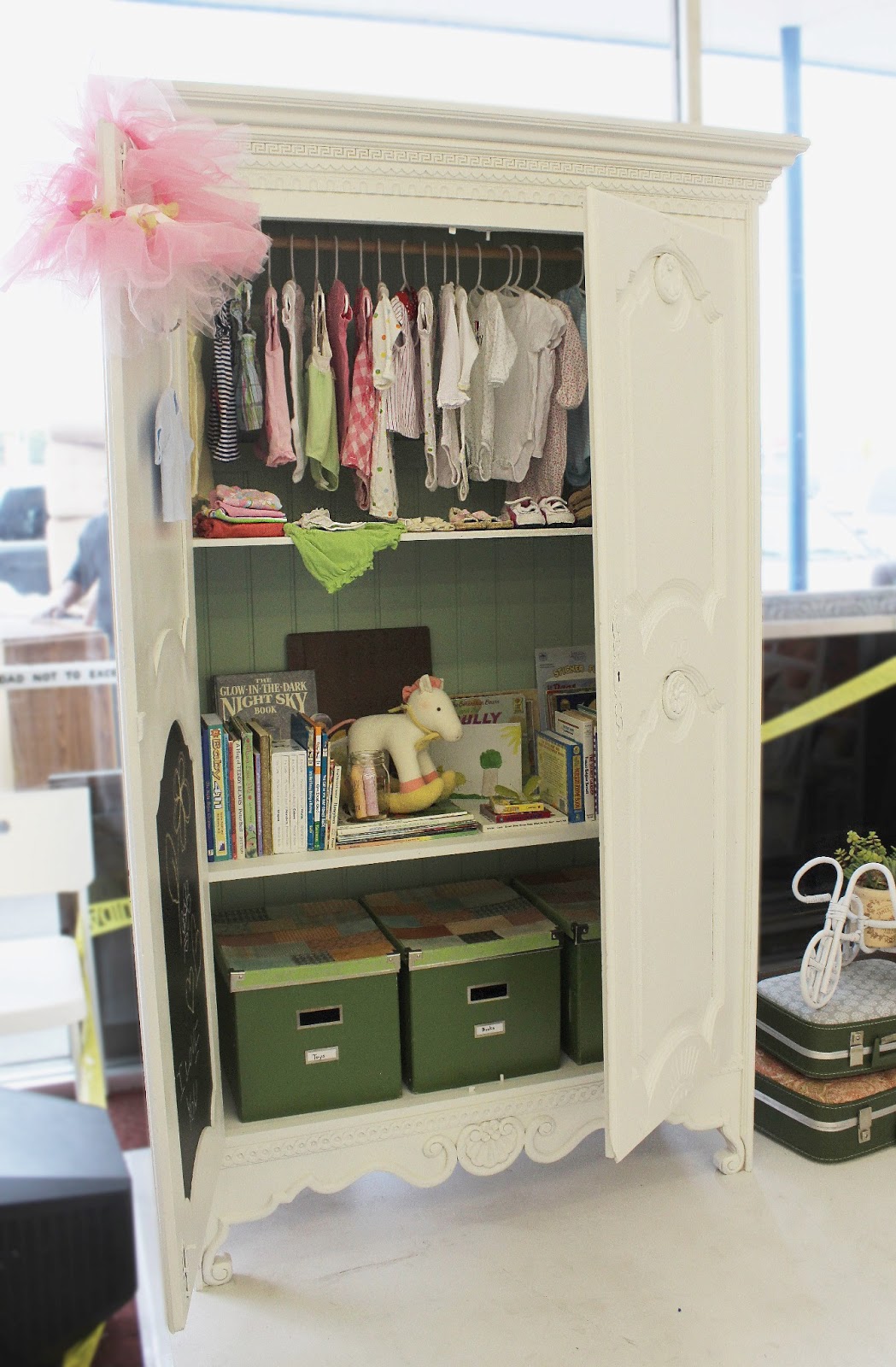 Turned to Design A Nursery Armoire Before & After