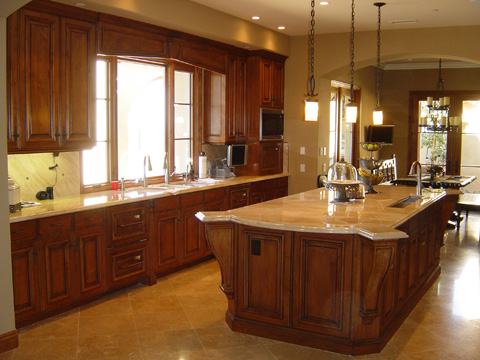 Kitchen Cabinets Dark Wood