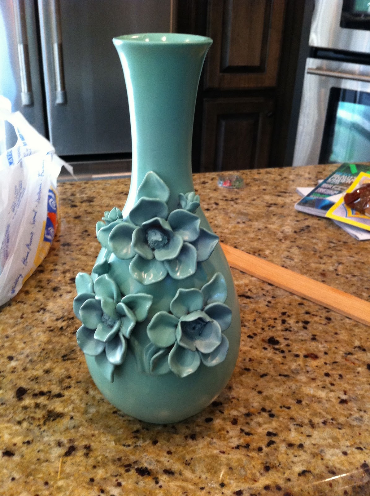 blue cedar lane Anthropologie knock off vase