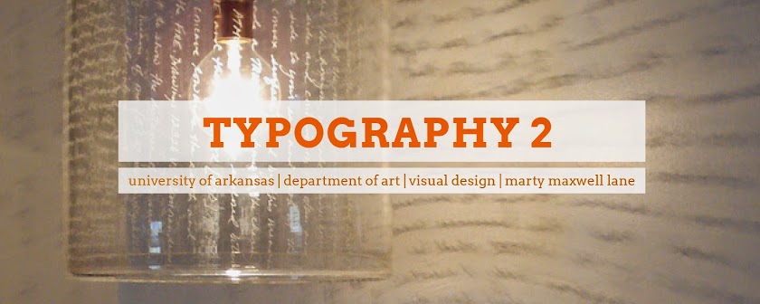 Typography 2 at The University of Arkansas