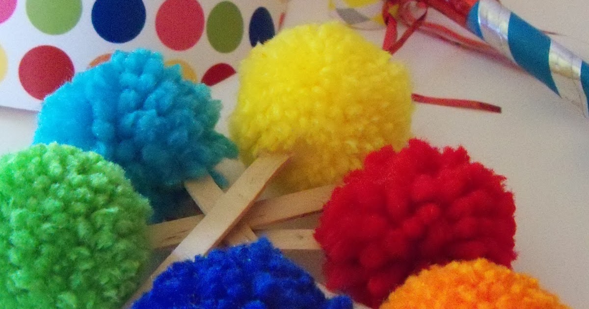 Cupcake Wishes & Birthday Dreams {Cupcake Monday} Yarn Pom Pom Cupcake