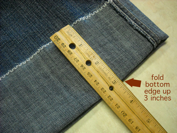 By Your Hands Tuesday Tutorial Shortening Jeans to Make Capri Length