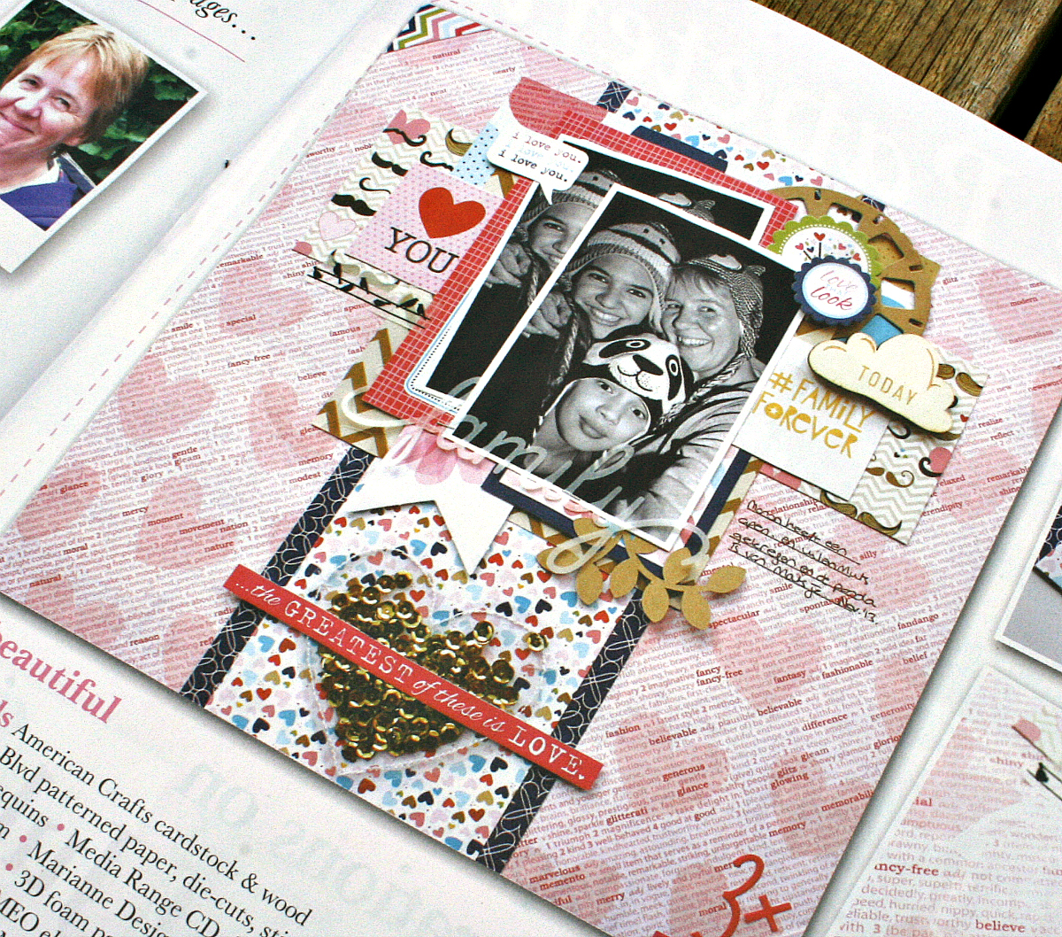 creating {non}sense Scrapbook Magazine UK & Bella Blvd