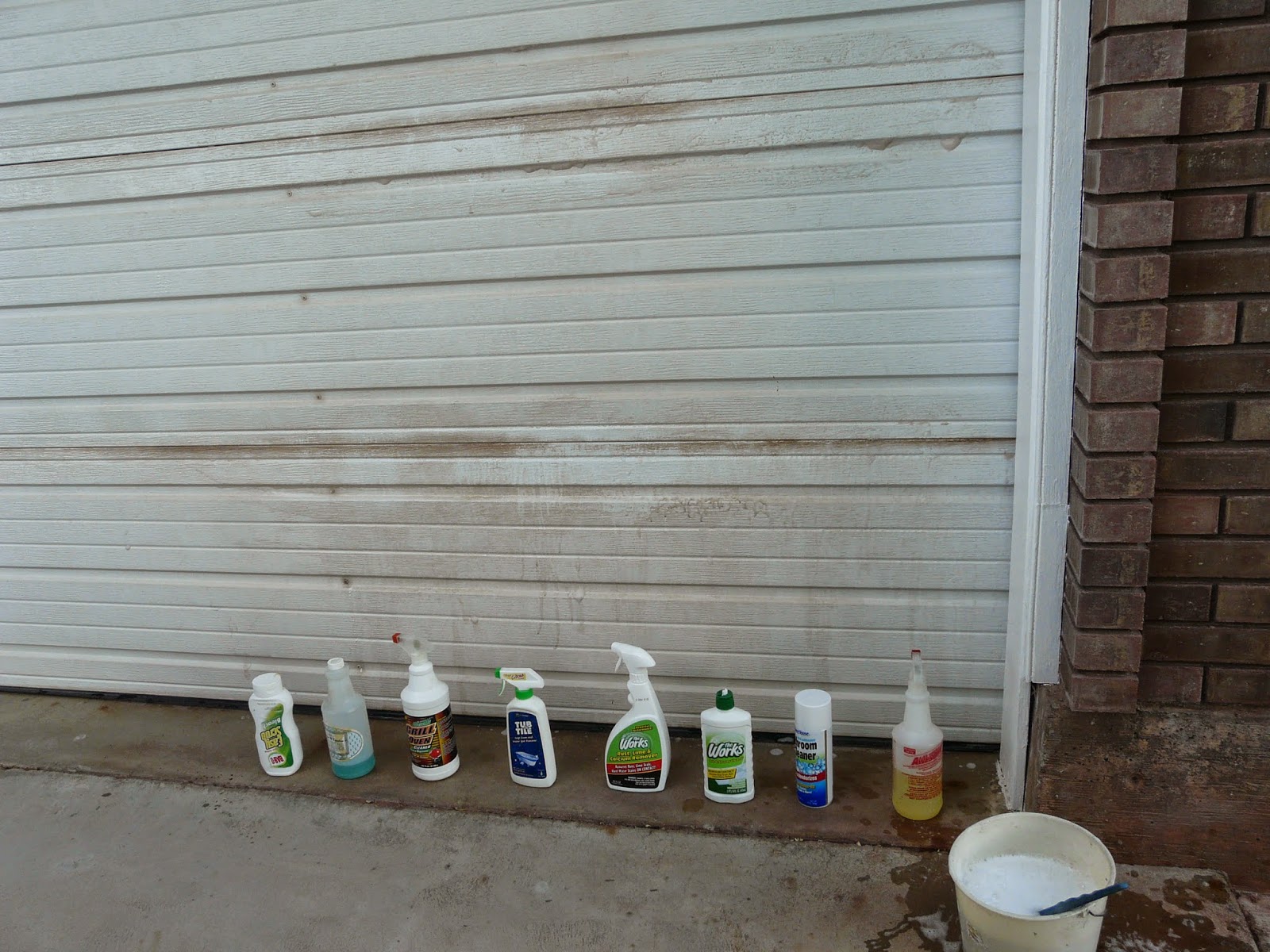 The "Secret" is Gratitude Washing the Garage Door Removing Mineral