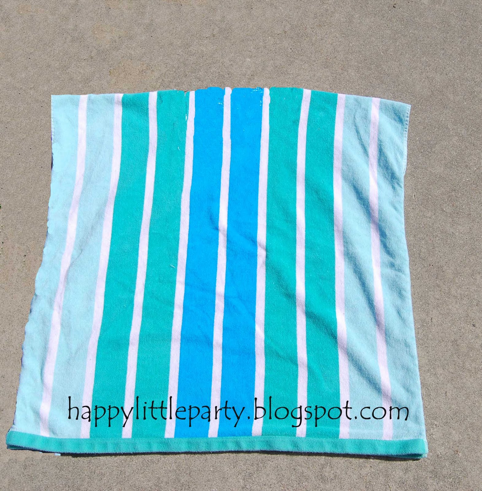 Happy Little Party Beach Towel Robes