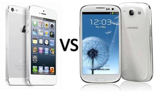 iPhone 5 vs. Samsung Galaxy S4 