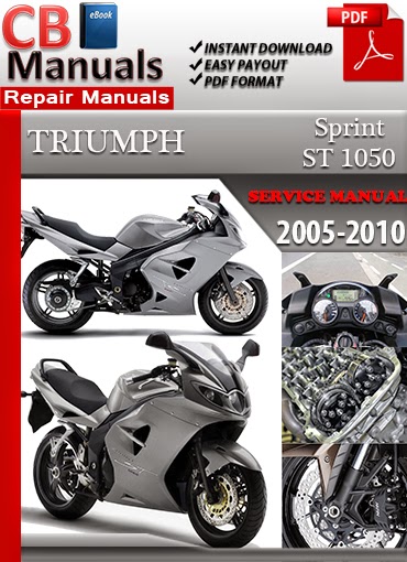 Triumph Sprint St 1050 2005 2010 Technical Service Manual