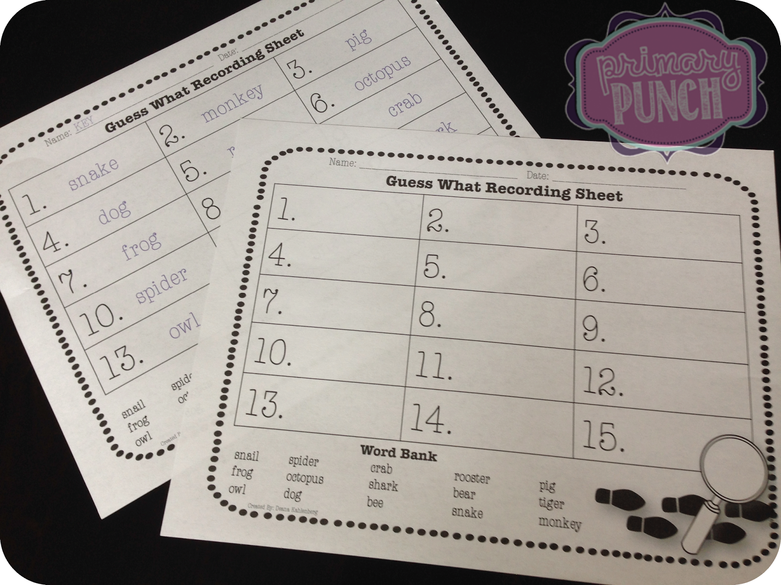 English teaching worksheets: conversation Primary Punch: Guess What?