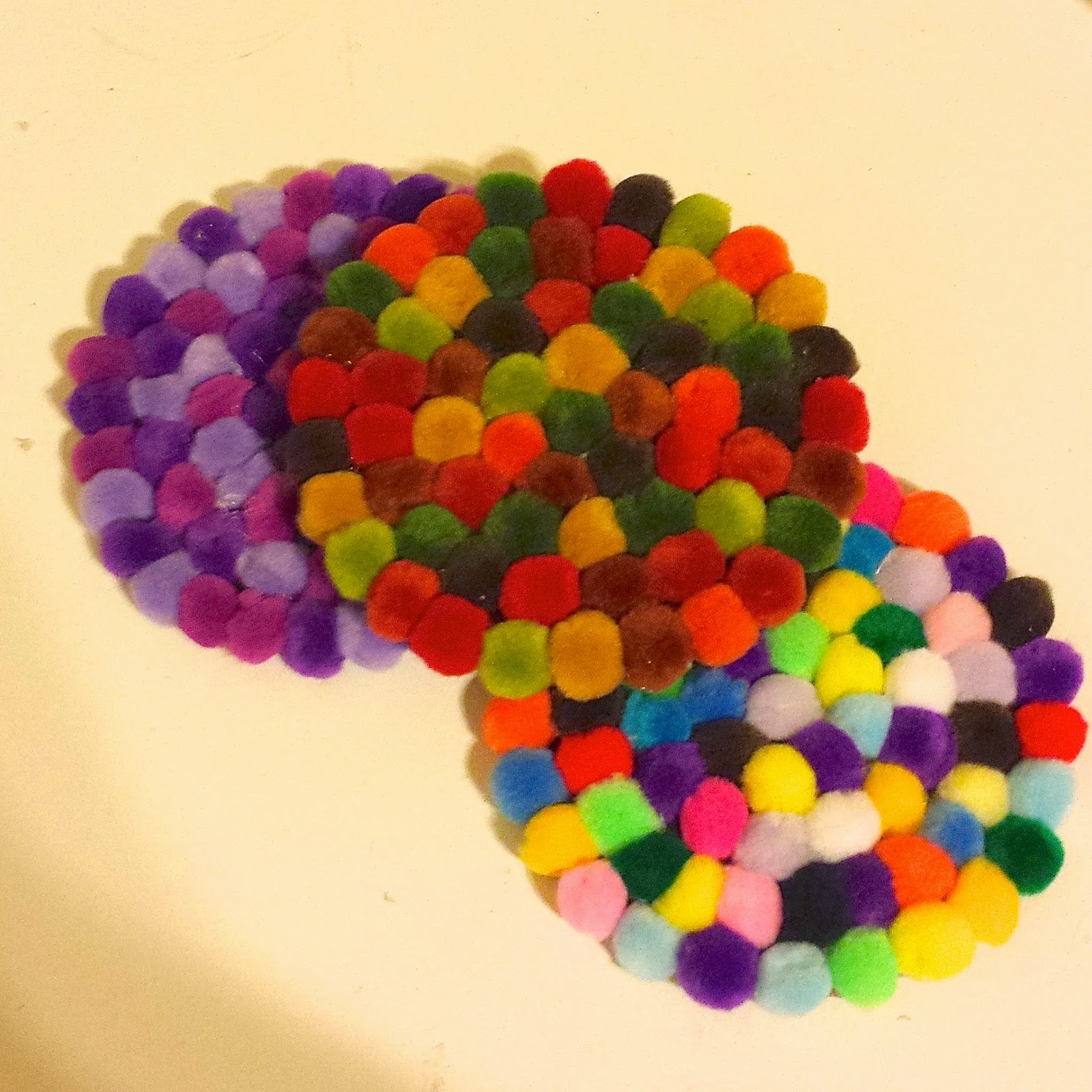 Cute Coasters PomPom Edition The Craft Crusher