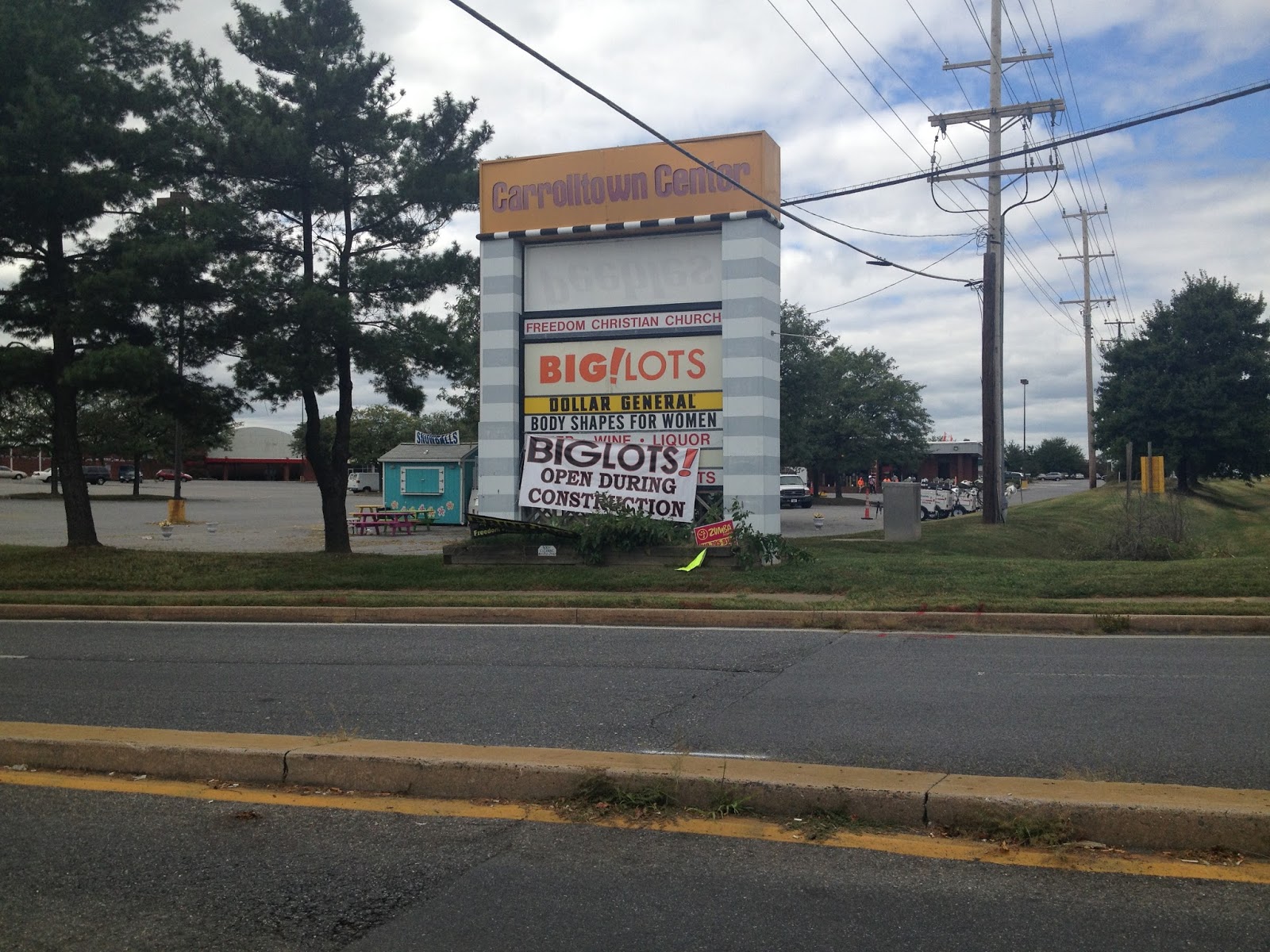 Vote No'Malley Eldersburg Big Lots Open During Construction?