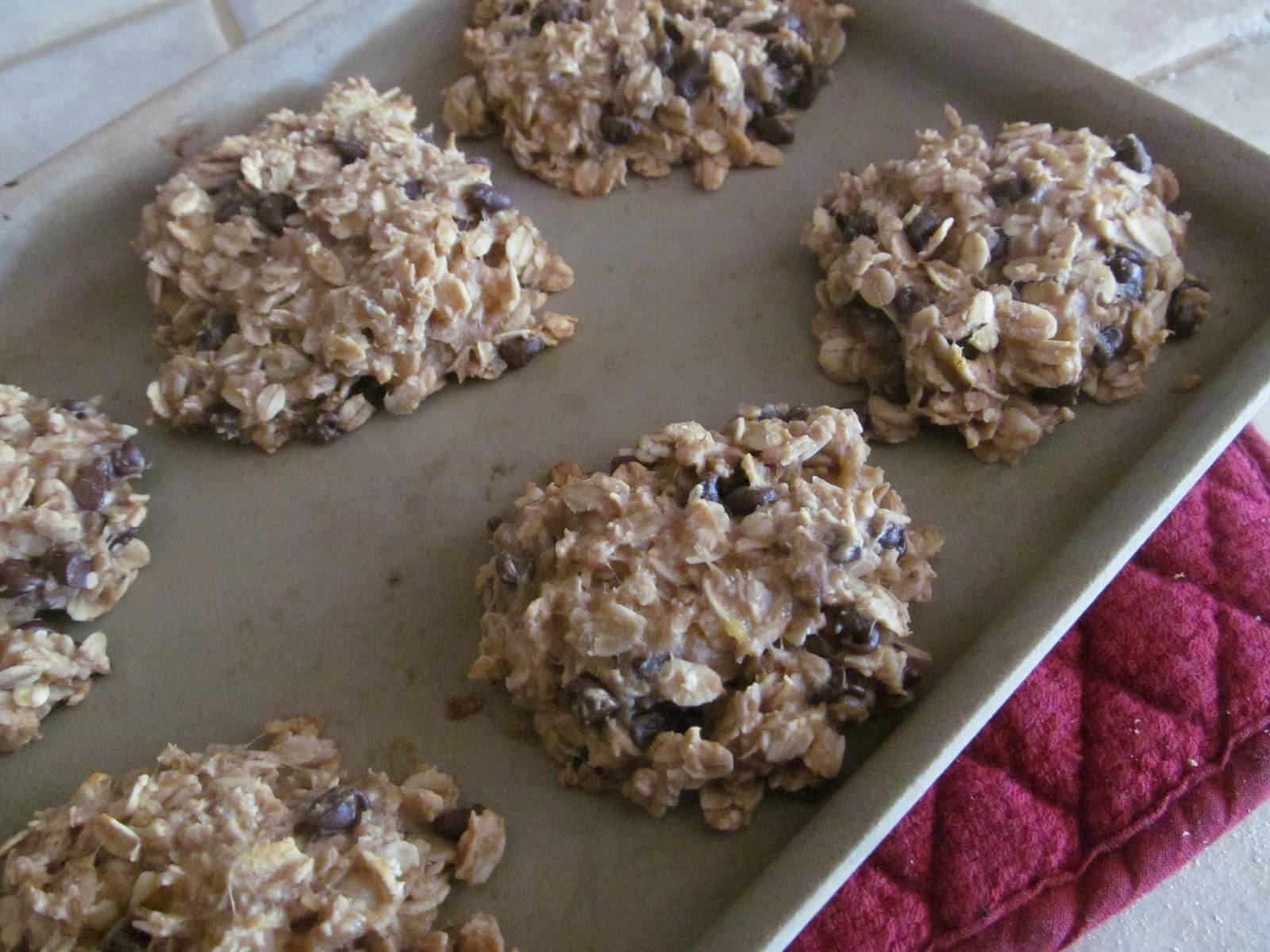 A Crafty Cook Peanut Butter Banana Oat Cookies