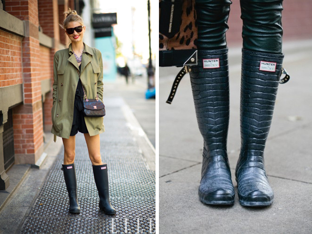bottes pluie hunter