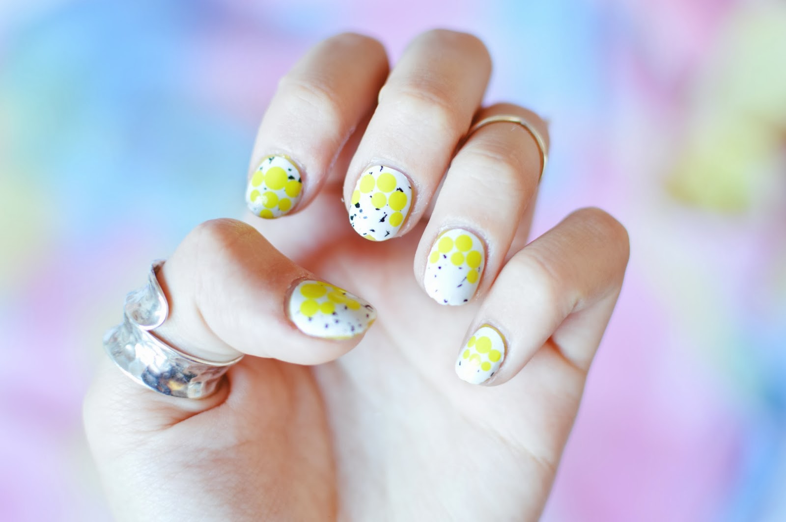 SCRATCH Nails Neon Speckle Nail Wraps Amy Valentine