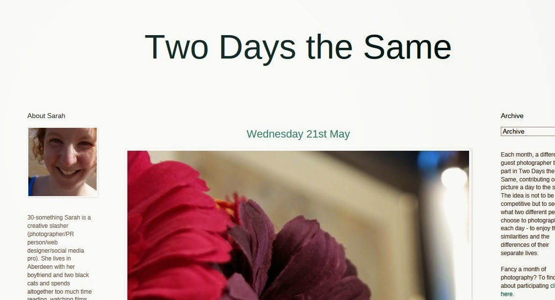 Two Days the Same Blog