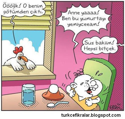 anne yaaa ben bu yumurtayi yemiyceeam en komik fikralar