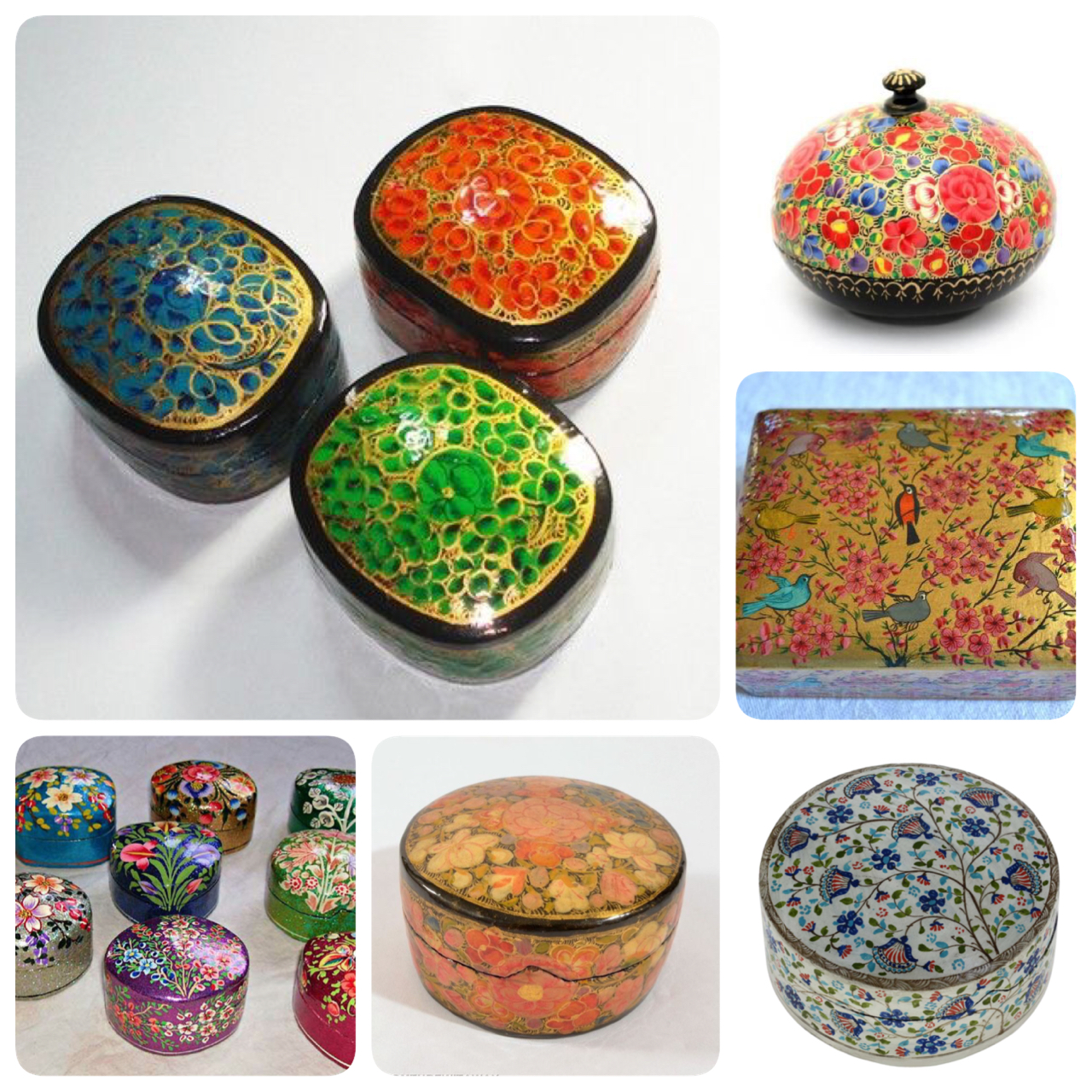 The Sandalwood Box Kashmiri Paper Mache Boxes