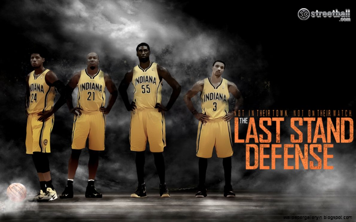 Indiana Pacers Starting 5 Basketball Wallpaper   Streetball