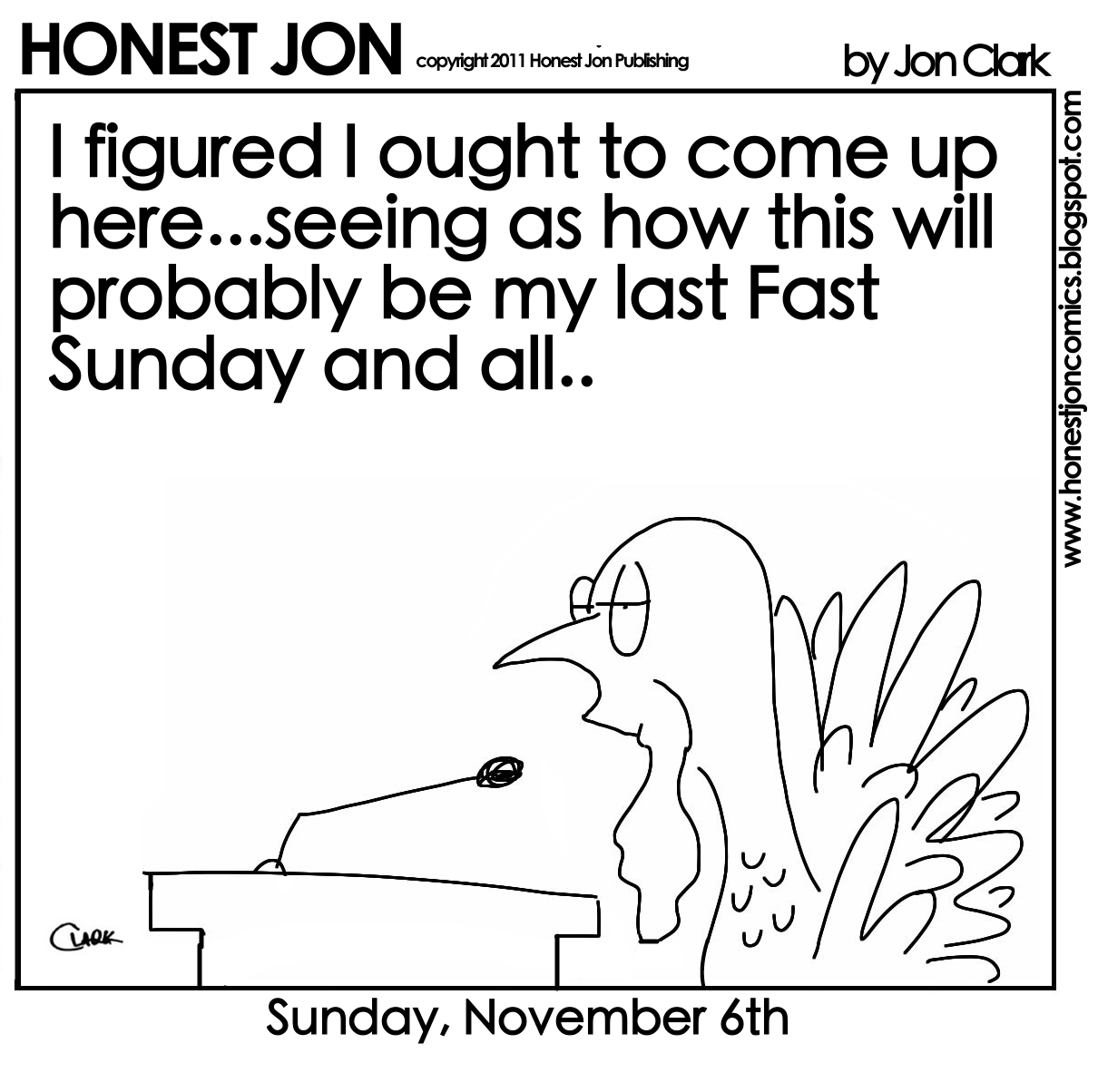 HONEST JON Last Fast Sunday...