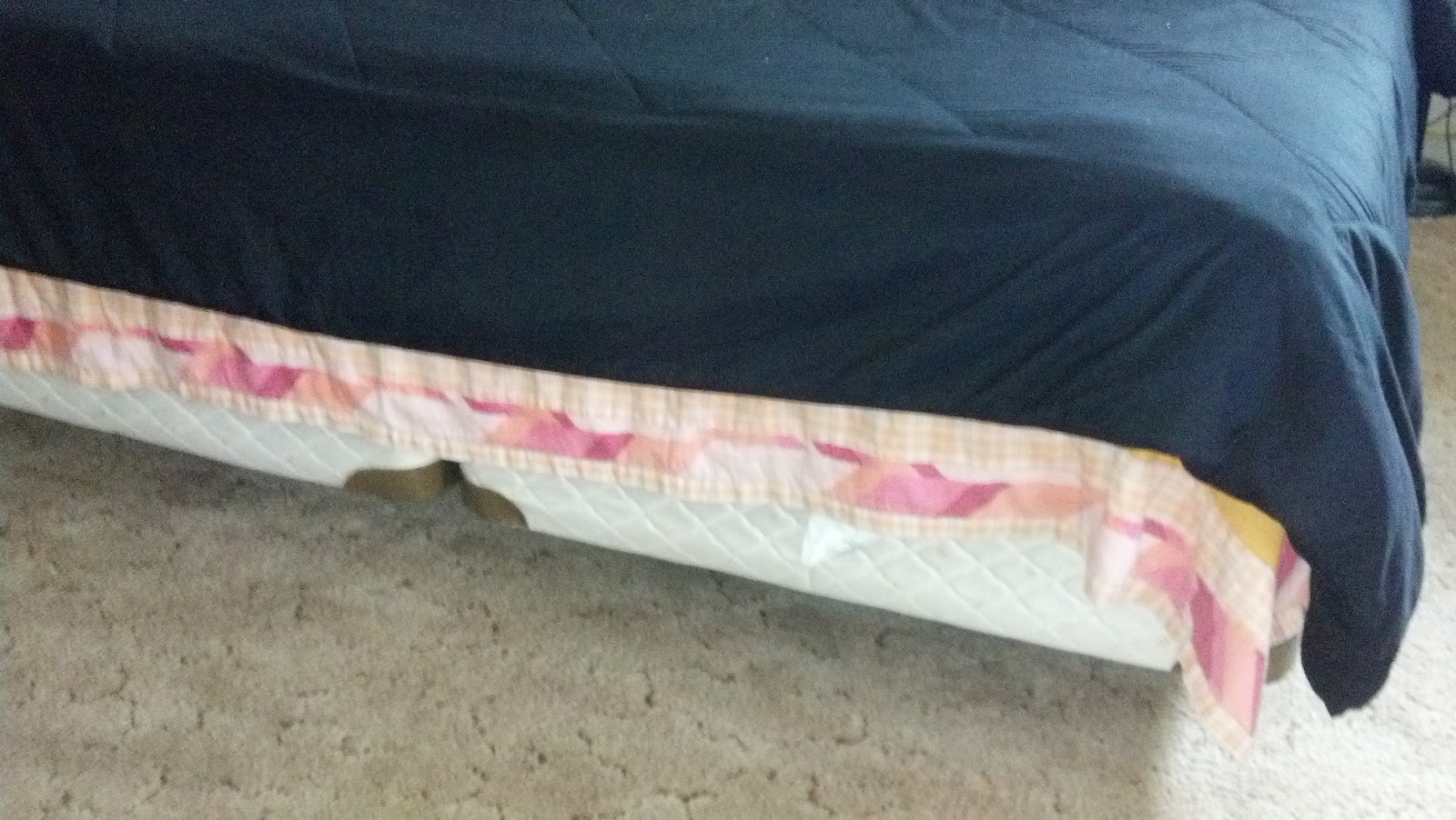 PJ's Crafty Creations King Box Springs Upholstery