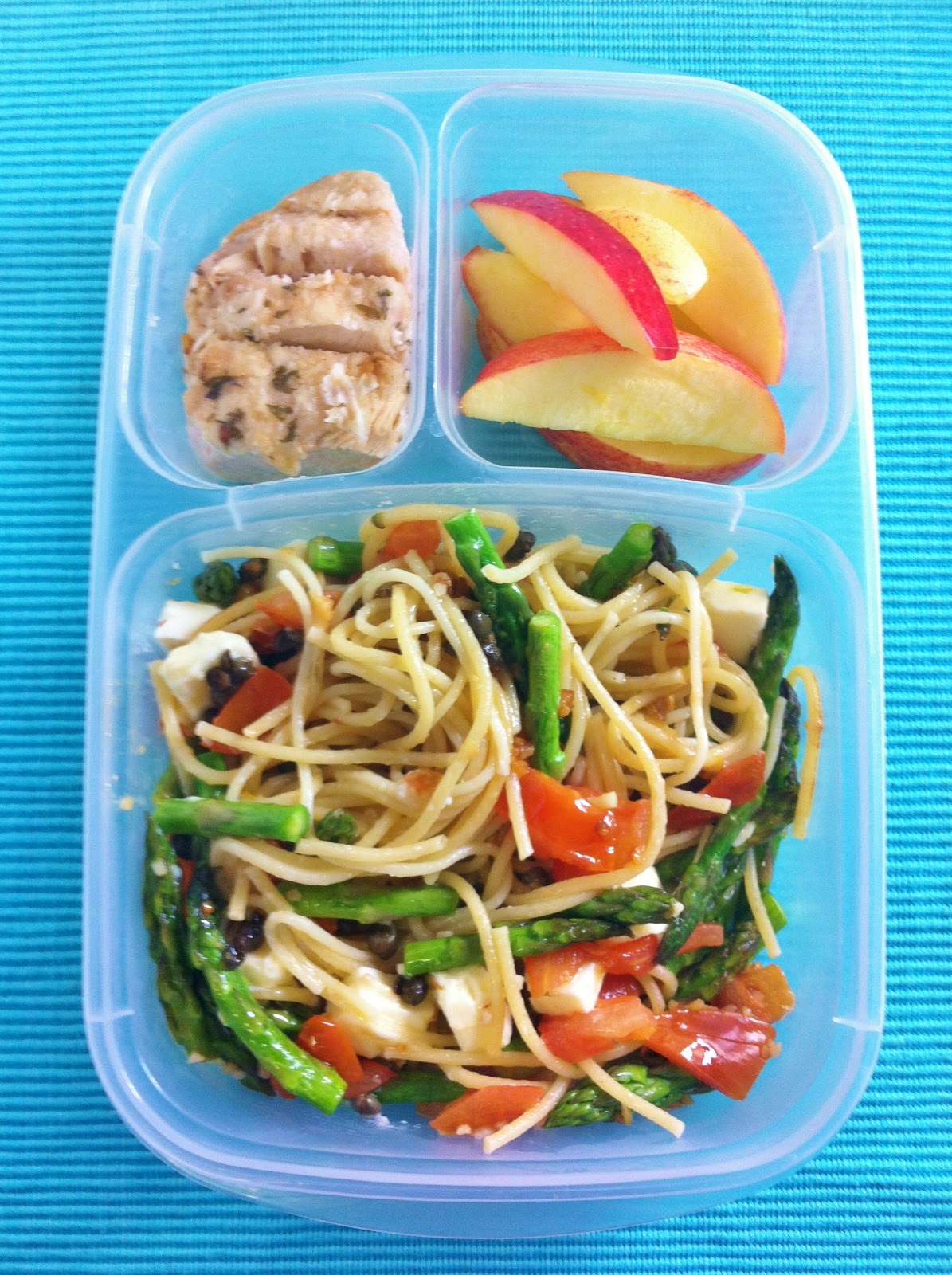 Operation Lunch Box Day 99 Mediterranean Pasta Toss for One!