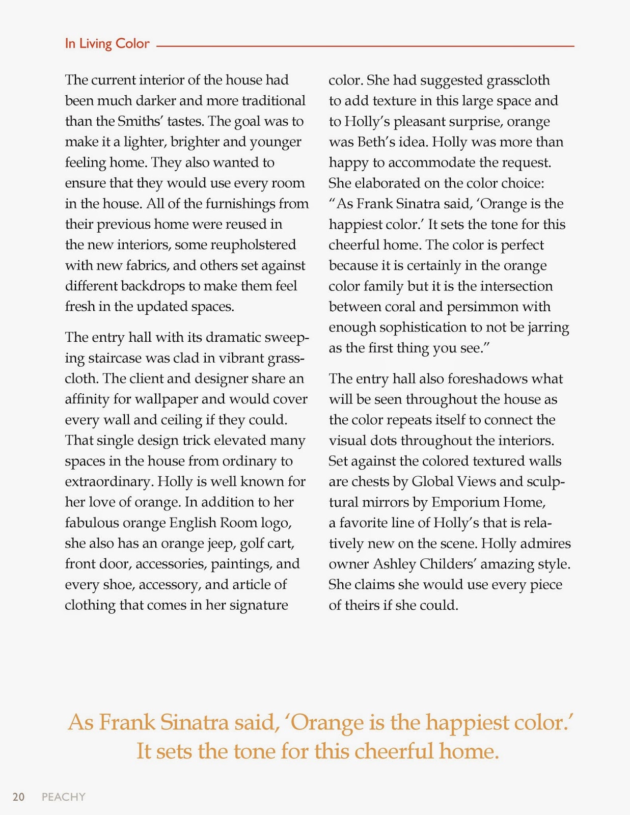 Peachy Magazine The English Room Catherine M Austin