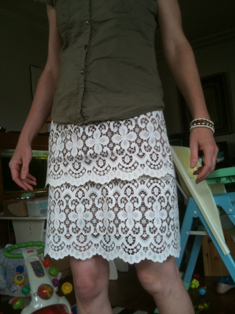 leftleg designs Easy Lace Skirt Free Tutorial
