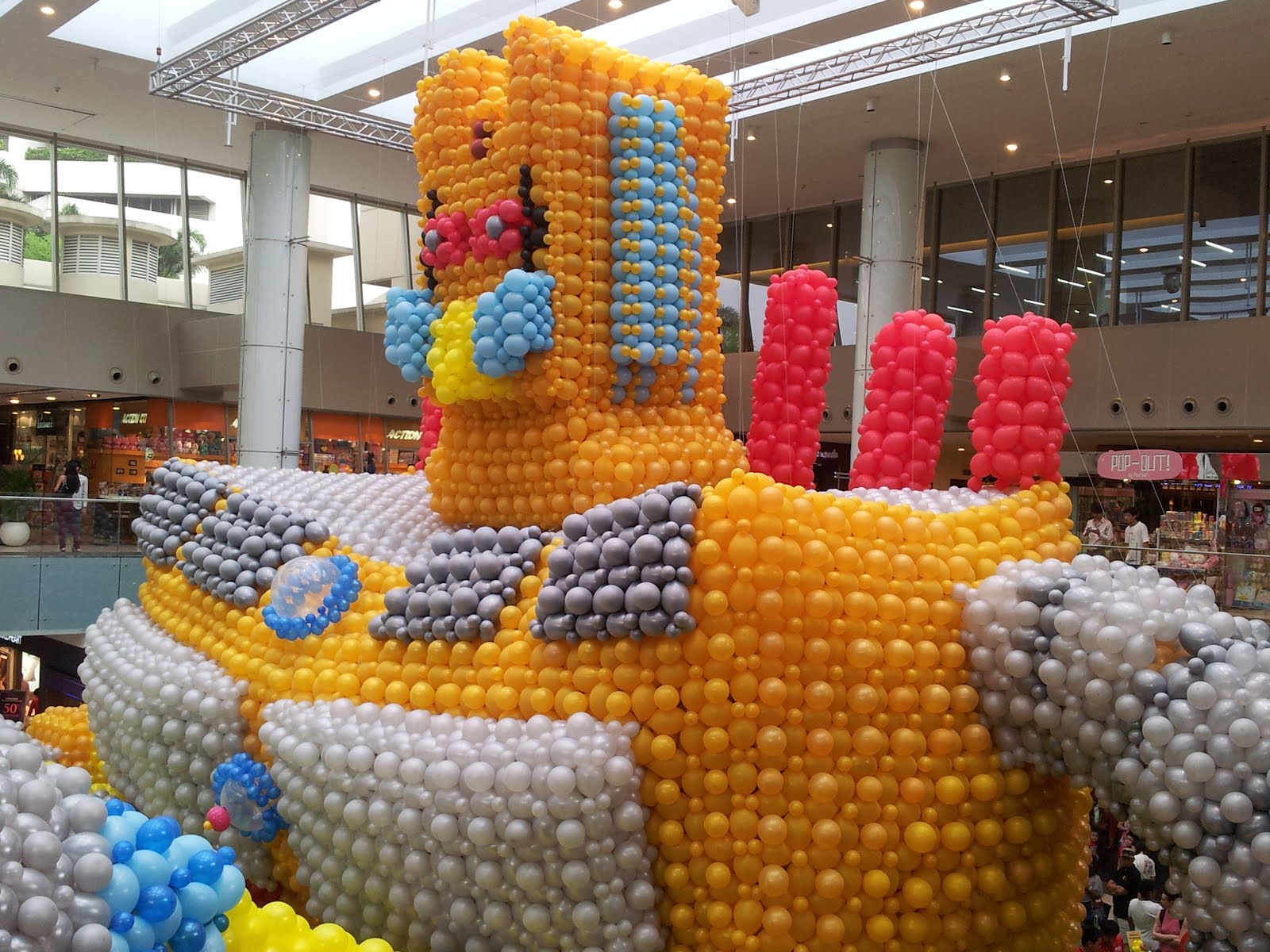 Owen Residents Committee 奥云居委会 Largest 3D Balloon Sculpture