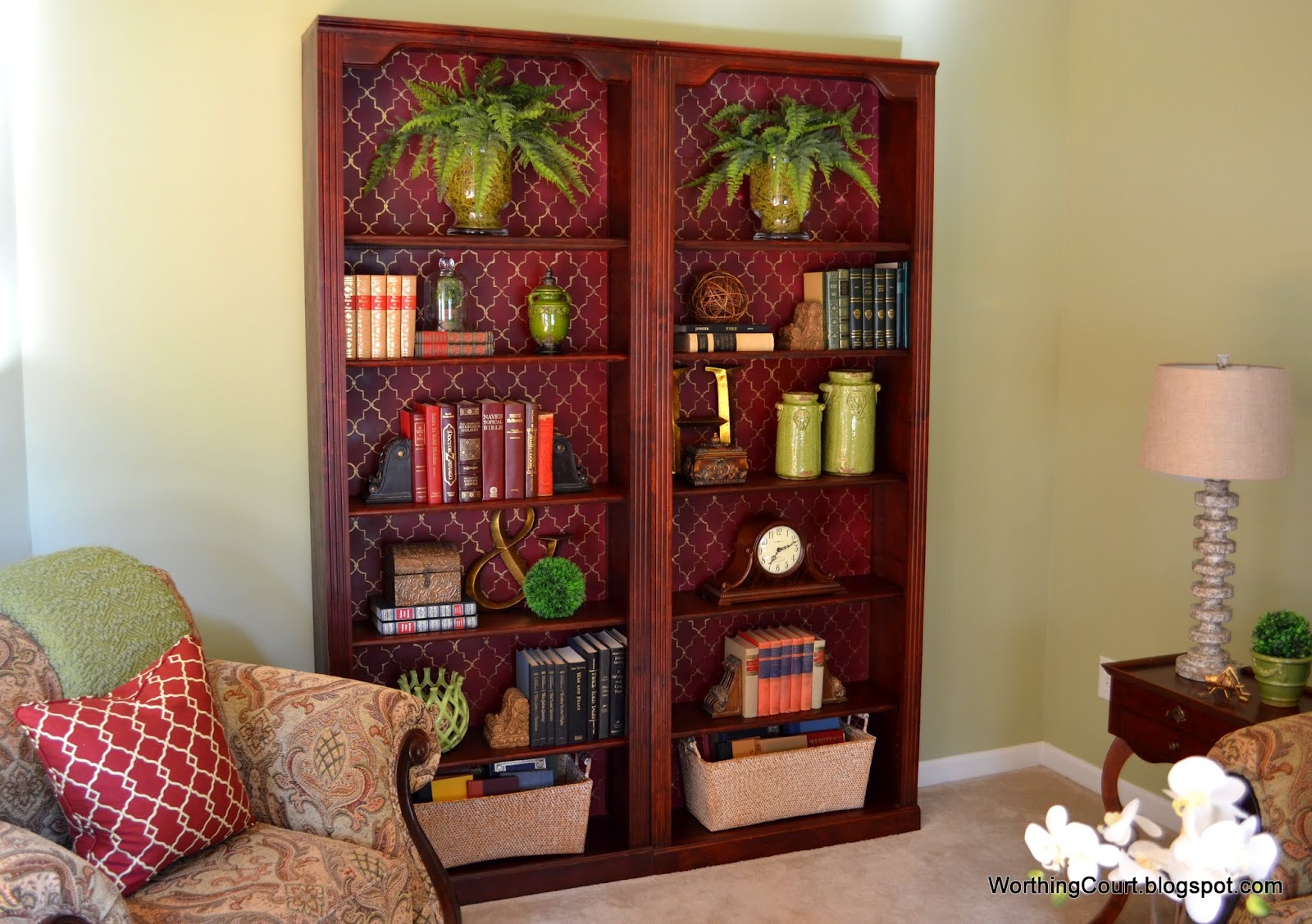ReStyling the Living Room Bookcases Worthing Court