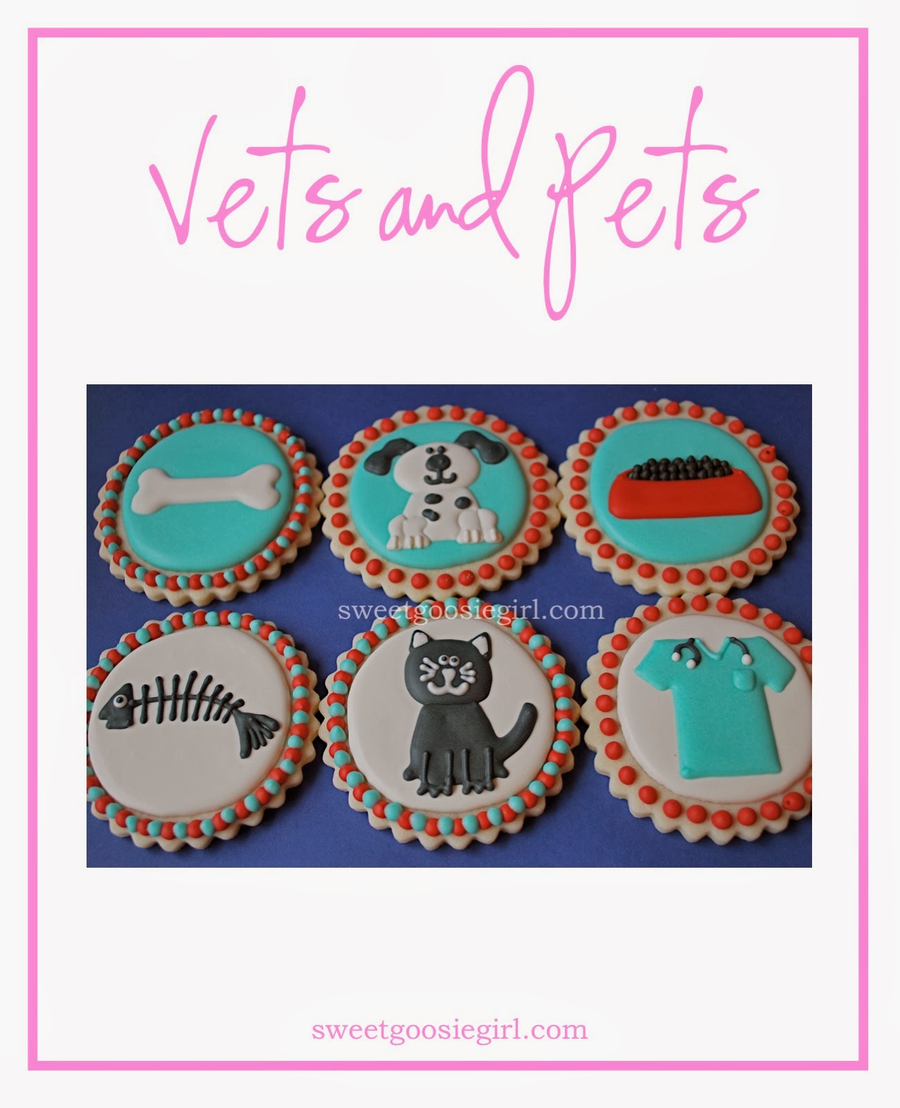 Sweet Goosie Girl Cookies For A Vet