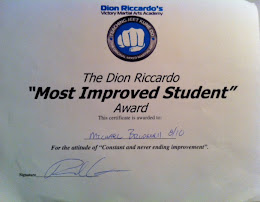 Most Improved Student August 2010