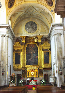 Vista del retablo mayor